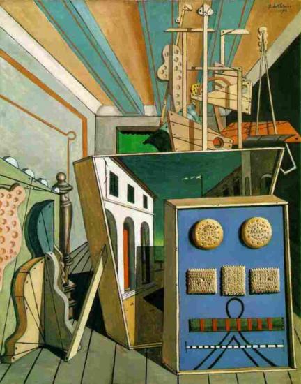 DE CHIRICO-Metaphysical Interior with Biscuits